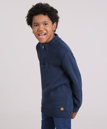 Sueter-Infantil-Gola-Alta-com-Ziper-em-Trico-Azul-Marinho-8868482-Azul_Marinho_1 Sueter-Infantil-Gola-Alta-com-Ziper-em-Trico-Azul-Marinho-8868482-Azul_Marinho_1