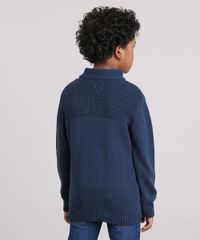 Sueter-Infantil-Gola-Alta-com-Ziper-em-Trico-Azul-Marinho-8868482-Azul_Marinho_2