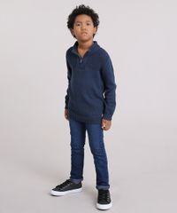 Sueter-Infantil-Gola-Alta-com-Ziper-em-Trico-Azul-Marinho-8868482-Azul_Marinho_3