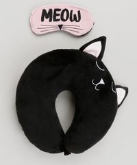 Kit-de-Apoio-de-Cabeca-com-Orelhinhas---Tapa-Olho-de-Gatinho-Preto-9117698-Preto_1