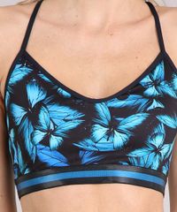 Top-Feminino-Esportivo-Ace-Com-Bojo-Removivel-Estampado-de-Borboletas-com-Protecao-UV50--Preto-9085211-Preto_4