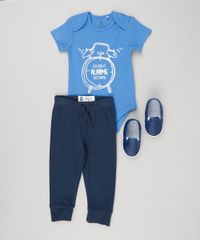 Body-Infantil--Eu-Sou-o-Alarme-do-Papai--Manga-Curta-Gola-Redonda-em-Algodao---Sustentavel-Azul-8920574-Azul_3