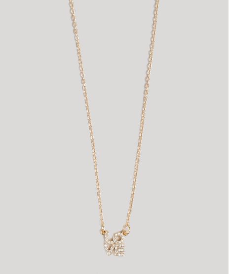 Colar-Feminino--Love--com-Strass-Dourado-9120323-Dourado_1