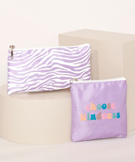 Kit-de-2-Necessaires-Femininas--Choose-Kindness--Lilas-9985517-Lilas_1