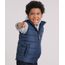 Blusao-Infantil-em-Moletom-com-Capuz-Cinza-Mescla---Colete-Puffer-Azul-Marinho-8448930-Azul_Marinho_1