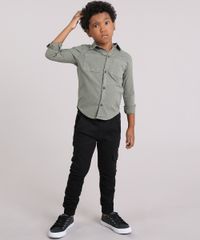 Camisa-Infantil-em-Sarja-com-Estampa-de-Tigre-Bolso-Manga-Longa--Verde-Militar-9046936-Verde_Militar_3