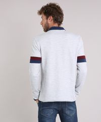Sueter-Masculino-com-Gola-Alta-com-Ziper-Manga-Longa-Cinza-Mescla-Claro-9115038-Cinza_Mescla_Claro_2