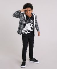 Jaqueta-Infantil-Xadrez-com-Capuz-Manga-Longa-Preta-8865956-Preto_3