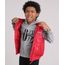 Blusao-Infantil-Homem-Aranha-em-Moletom-com-Capuz-Cinza-Mescla---Colete-Puffer-Vermelho-8448946-Vermelho_1