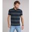 Polo-Masculina-Listrada-Manga-Curta-em-Piquet-Verde-Escuro-9064514-Verde_Escuro_1