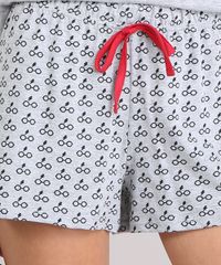 Pijama-Feminino-Harry-Potter-Manga-Curta-Cinza-Mescla-9122164-Cinza_Mescla_4