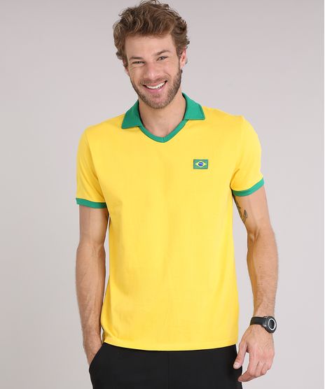 Camiseta-Masculina-Esportiva-Brasil-Ace-Manga-Curta-Amarela-9175338-Amarelo_1