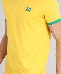 Camiseta-Masculina-Esportiva-Brasil-Ace-Manga-Curta-Amarela-9175338-Amarelo_4