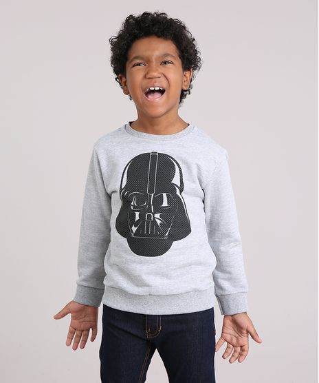 Blusao-Infantil-Darth-Vader-em-Moletom-Gola-Careca-Manga-Longa-Cinza-Mescla-9171329-Cinza_Mescla_1