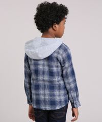 Jaqueta-Infantil-Xadrez-com-Capuz-Manga-Longa-Azul-Marinho-8865956-Azul_Marinho_2
