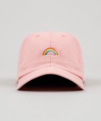 Bone-Masculino-com-Bordado-Arco-Iris-Aba-Curva-Rose-9225483-Rose_1