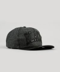 Bone-Masculino-com-Bordado--Black--Aba-Reta-Chumbo-9127502-Chumbo_2