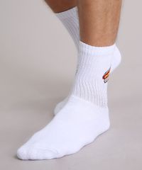Meia-Masculina-Divertida-com-Estampa-Batata-Frita-e-Hot-Dog-Cano-Longo-Branca-9188296-Branco_2