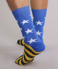 Meia-Masculina-Brasil-Estampada-Cano-Longo-Azul-Royal-9183908-Azul_Royal_3