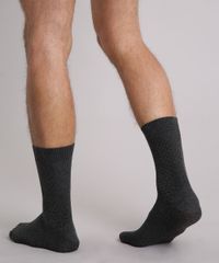 Meia-Masculina-Texturizado-Cano-Longo-Cinza-Mescla-Escuro-9049423-Cinza_Mescla_Escuro_3