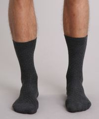 Meia-Masculina-Texturizado-Cano-Longo-Cinza-Mescla-Escuro-9049423-Cinza_Mescla_Escuro_4