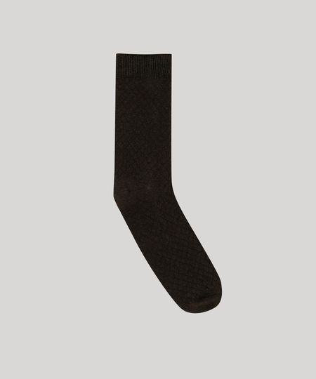 Meia-Masculina-Texturizado-Cano-Longo-Marrom-9049436-Marrom_1