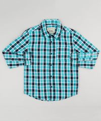 Camisa-Infantil-Xadrez-Manga-Longa-com-Bolso-Verde-8439899-Verde_1
