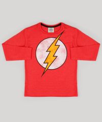 Camiseta-Infantil-The-Flash-Manga-Longa-Gola-Careca-Vermelha-9130333-Vermelho_1