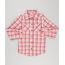 Camisa-Infantil-Xadrez-com-Bolsos-Manga-Longa-Rosa-8912641-Rosa_1