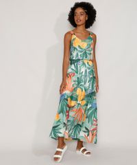 Vestido-Feminino-Longo-Estampado-de-Frutas-com-Recortes-e-Argolas-Alca-Media-Verde-Claro-9976093-Verde_Claro_1