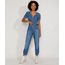 Macacao-Jeans-Feminino-com-Ziper-e-Faixa-para-Amarrar-Manga-Bufante-Azul-Medio-9985801-Azul_Medio_1