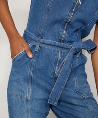 Macacao-Jeans-Feminino-com-Ziper-e-Faixa-para-Amarrar-Manga-Bufante-Azul-Medio-9985801-Azul_Medio_4