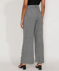 Calca-Feminina-Pantalona-Wide-Cintura-Super-Alta-Alfaiataria-Estampada-Xadrez-Vichy-Preta-9984272-Preto_2