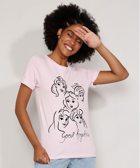 Camiseta-Feminina-Manga-Curta-Princesas-Flocada-Decote-Redondo-Lilas-9982383-Lilas_1