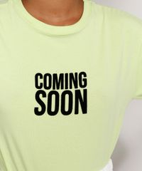 Camiseta-Feminina-Manga-Curta--Coming-Soon--Flocada-Decote-Redondo-Verde-Claro-9976648-Verde_Claro_2