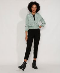 Jaqueta-Bomber-de-Nylon-Feminina-com-Bolsos-Verde-9806735-Verde_3