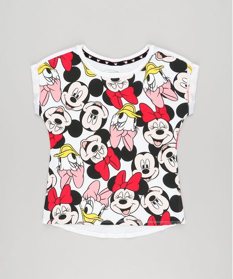Blusa-Infantil-Turma-do-Mickey-com-Estampa-Manga-Curta-Decote-Redondo-em-Algodao---Sustentavel-Off-White-9140990-Off_White_1