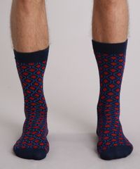 Meia-Masculina-Estampada-Geometrica-Cano-Longo-Azul-Marinho-9167589-Azul_Marinho_4