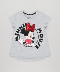 Blusa-Infantil-Minnie-Mouse-com-Paetes-Manga-Curta-Decote-Redondo-Cinza-Mescla-9140986-Cinza_Mescla_1