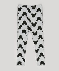 Calca-Legging-Infantil-Mickey-Mouse-em-Algodao---Sustentavel-Cinza-Mescla-9148208-Cinza_Mescla_2