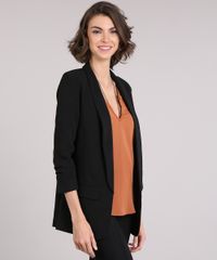Blazer-Feminino-Longo-Boyfriend-com-Franzido-na-Manga-Preto-8915812-Preto_1