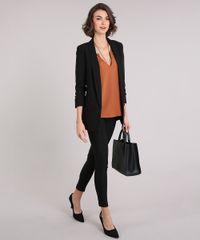 Blazer-Feminino-Longo-Boyfriend-com-Franzido-na-Manga-Preto-8915812-Preto_3