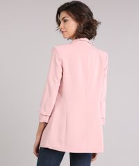 Blazer-Feminino-Longo-Boyfriend-com-Franzido-na-Manga-Rose-8915813-Rose_2