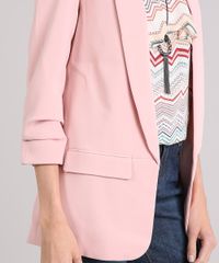 Blazer-Feminino-Longo-Boyfriend-com-Franzido-na-Manga-Rose-8915813-Rose_4