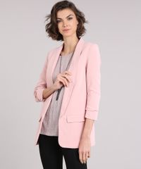 Blazer-Feminino-Longo-Boyfriend-com-Franzido-na-Manga-Rose-8915812-Rose_1
