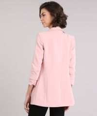 Blazer-Feminino-Longo-Boyfriend-com-Franzido-na-Manga-Rose-8915812-Rose_2