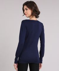 Sueter-Feminino-Basico-Manga-Longa-Decote-Redondo-Azul-Marinho-8836110-Azul_Marinho_2