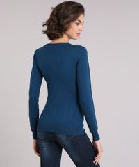 Sueter-Feminino-Basico-Manga-Longa-Decote-V-Azul-Petroleo-8839985-Azul_Petroleo_2