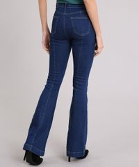 Calca-Jeans-Feminina-Flare-Cintura-Super-Alta-Azul-Escuro-9151849-Azul_Escuro_2