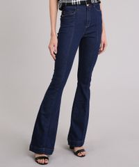 Calca-Jeans-Feminina-Flare-Cintura-Super-Alta-Azul-Escuro-9151850-Azul_Escuro_1